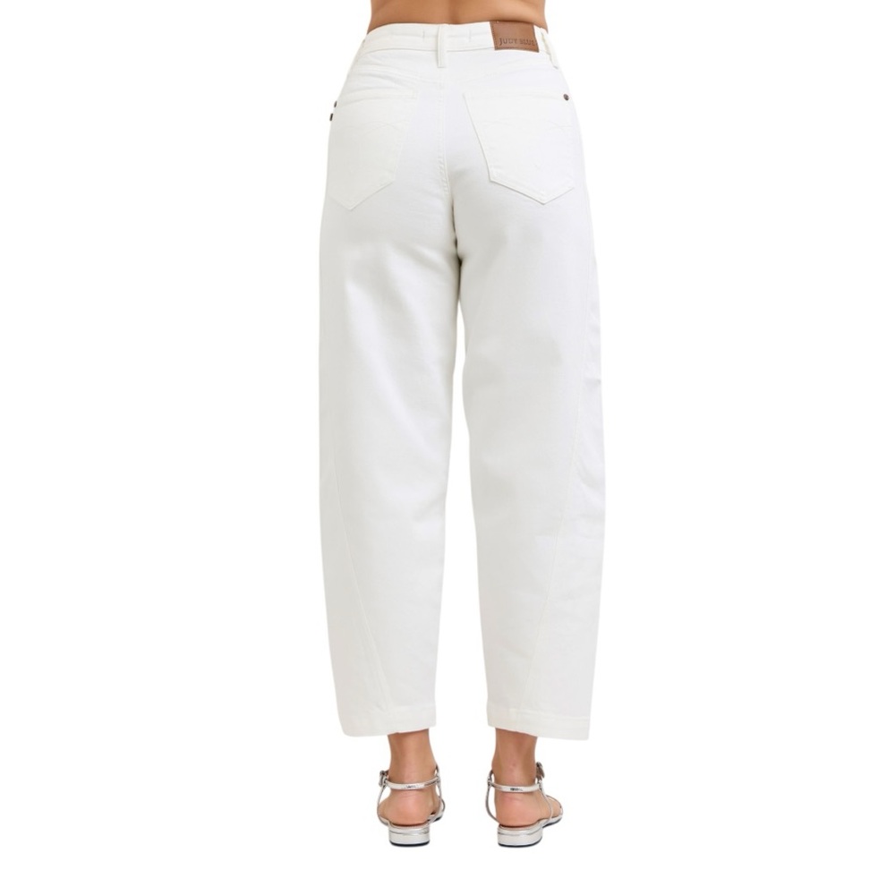 NEW Judy Blue High Waisted Rigid Magic Panel Barrel Jeans Retro Y2K - Picture 4 of 10